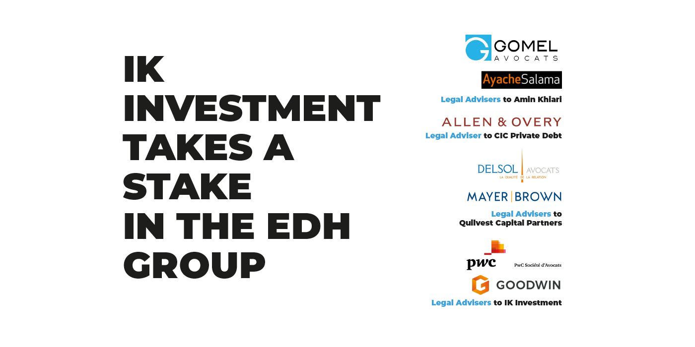 IK Investment takes a stake in the EDH Group