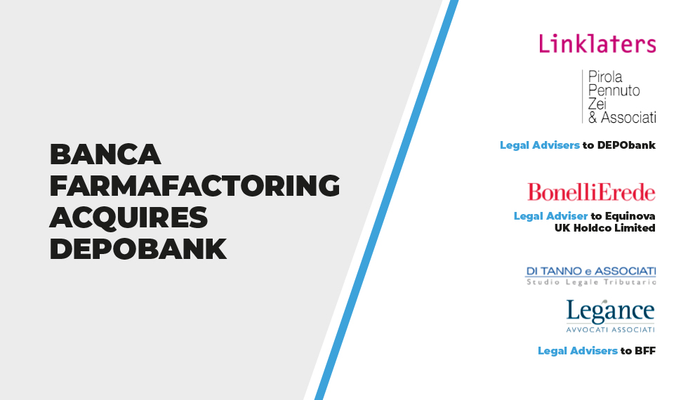 Banca Farmafactoring acquires DEPObank