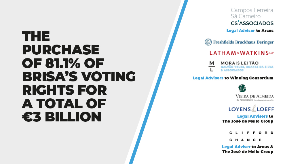 The purchase of 81.1% of Brisa's voting rights for a total of 3 billion euros