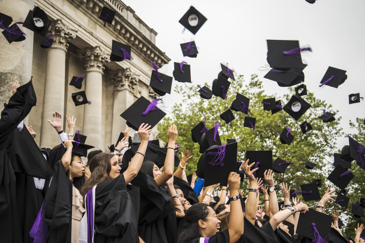 Graduation ceremony at Portsmouth University