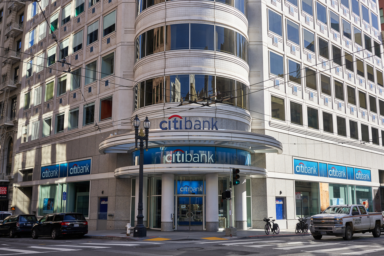 Citibank branch in San Francisco, California