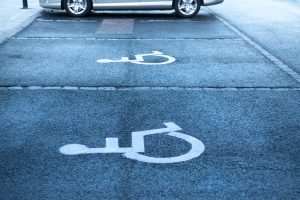 Disabled parking spaces