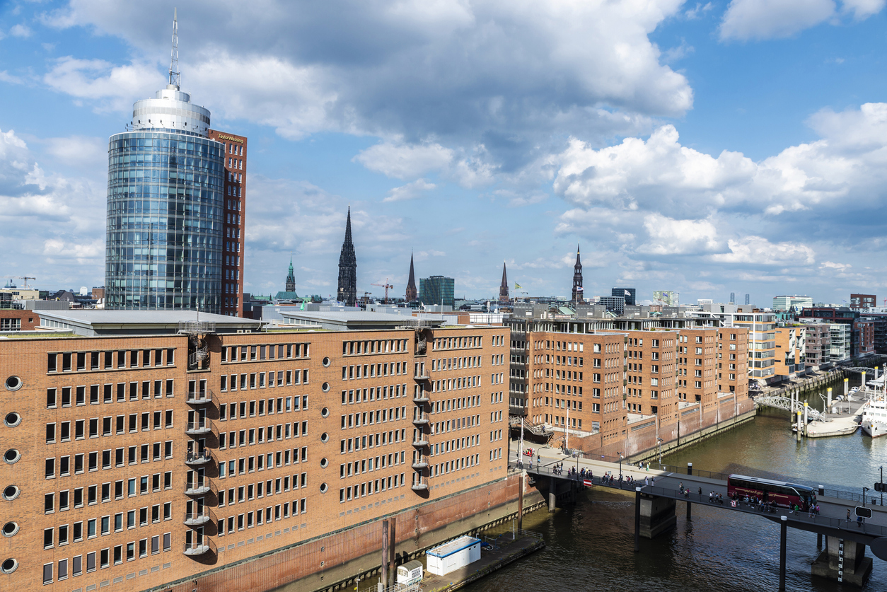 Hanseatic Trade Centre in HafenCity, Hamburg, Germany