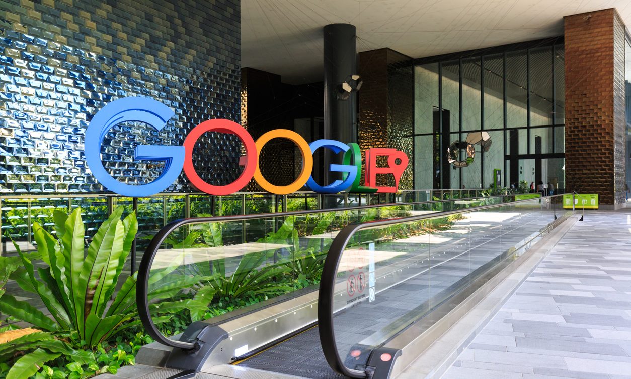 Lobby in Google's Singapore office