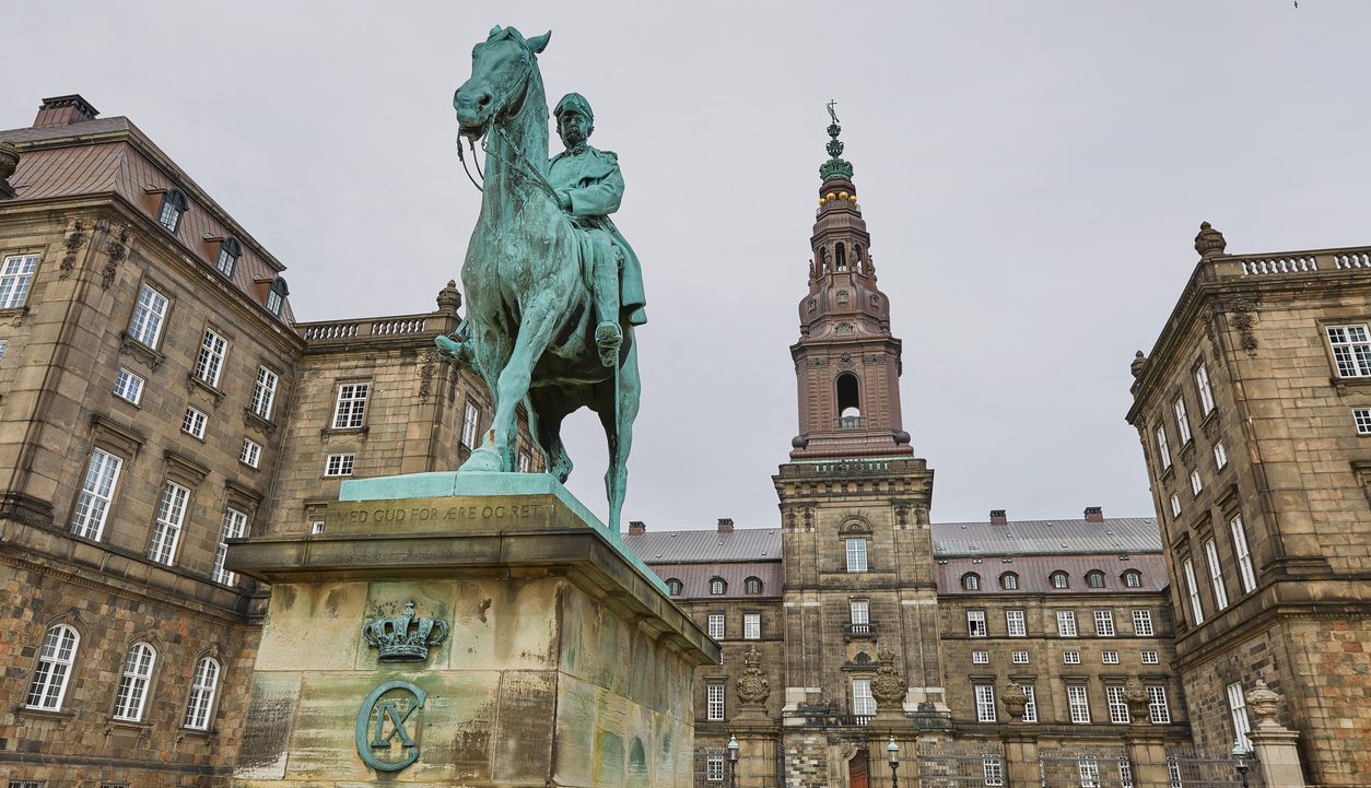 Christiansborg Palace in Copenhagen, Denmark