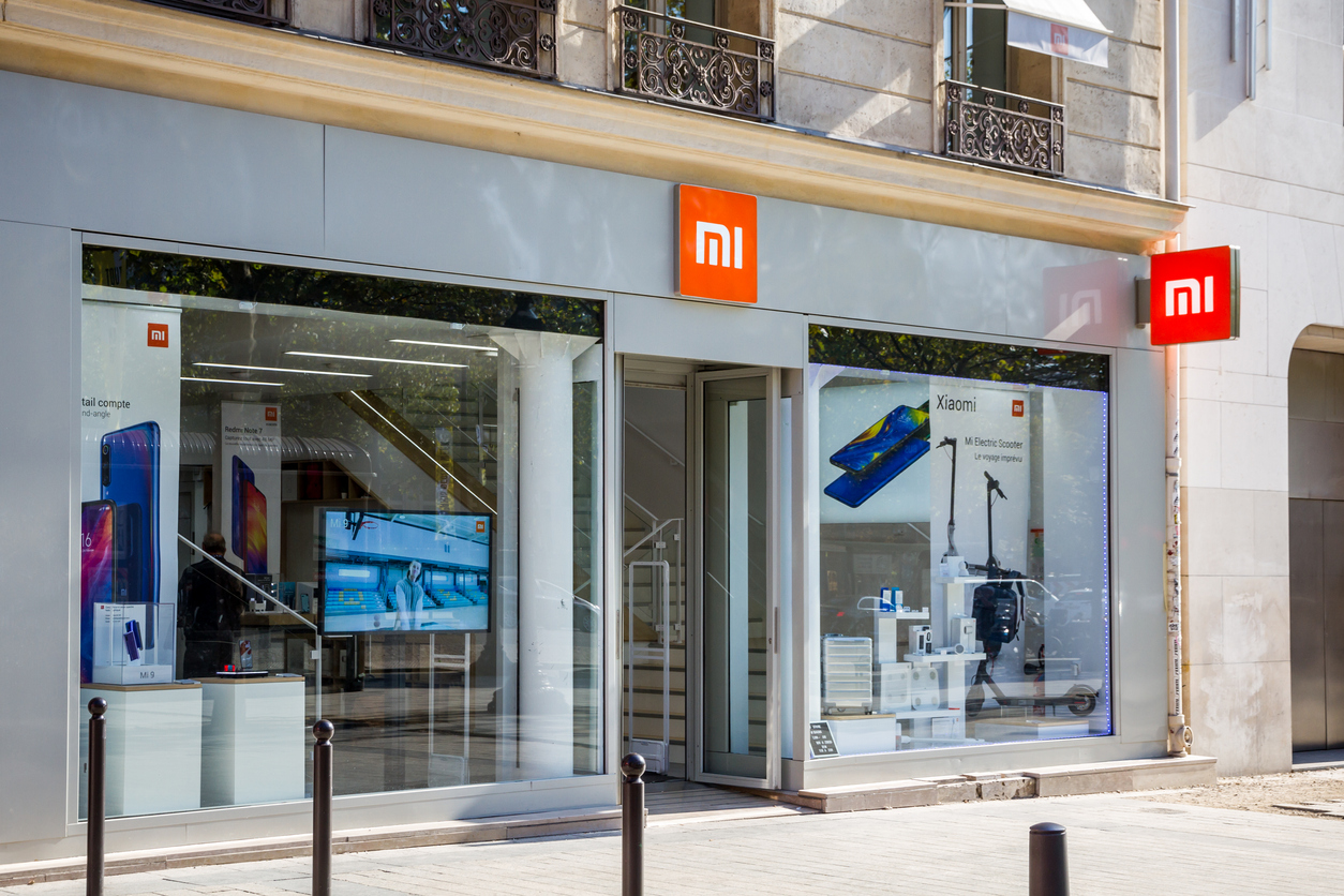 Xiaomi electronics store on Champ-Elysees avenue