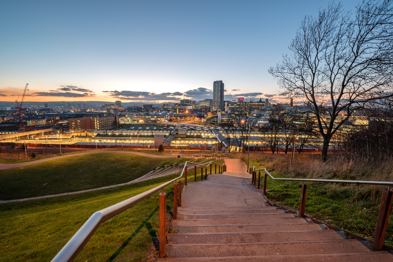 South Street Park in Sheffield City Centre