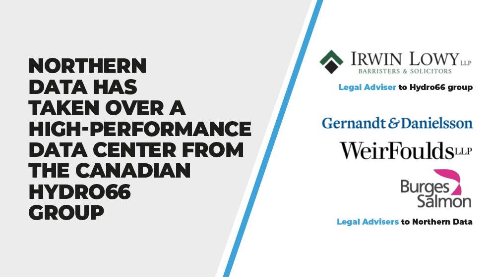 Northern Data Has Taken Over a High-Performance Data Center from the Canadian Hydro66 Group