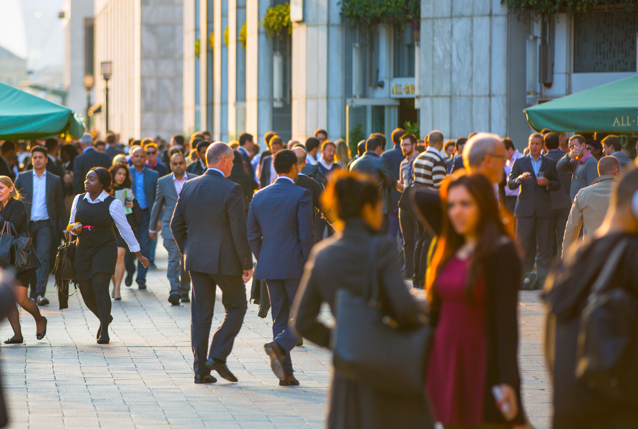 Solicitors and legal professionals in Canary Wharf square