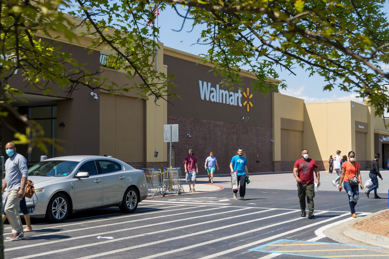 Walmart store, USA