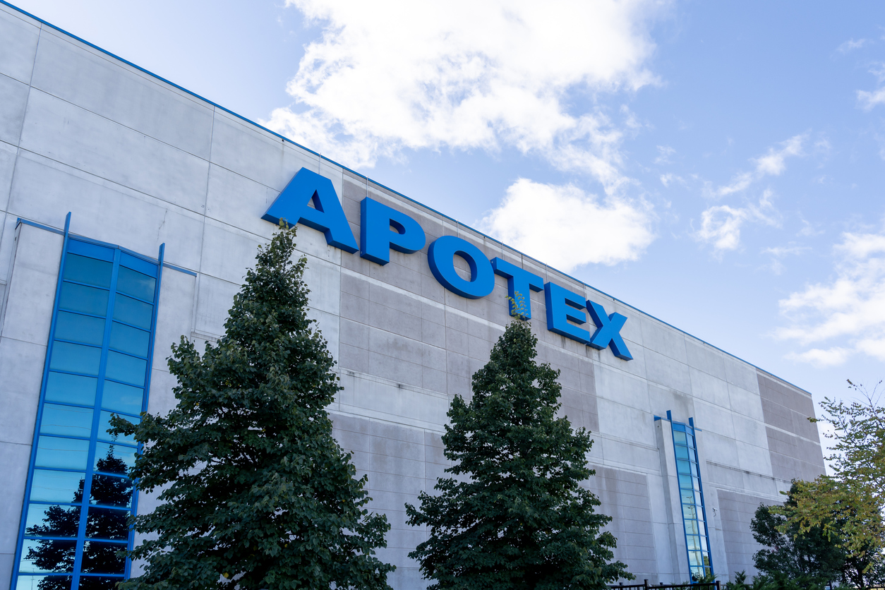 Apotex building in Woodbridge, Ontario, Canada.