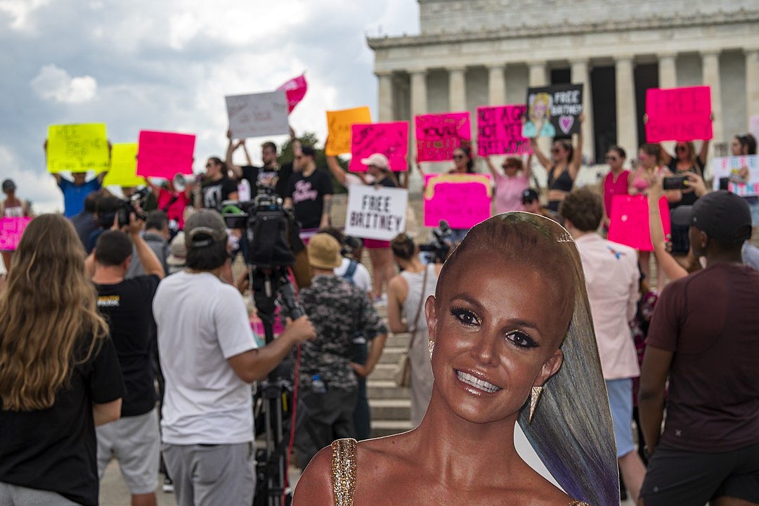 Free Britney Movement in Washington, 2021.