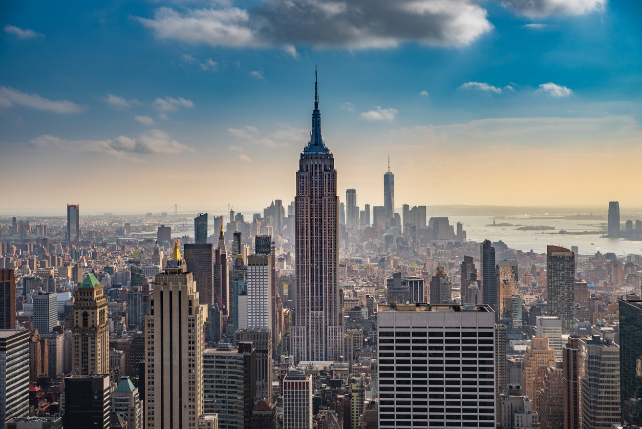 New York skyline, USA.