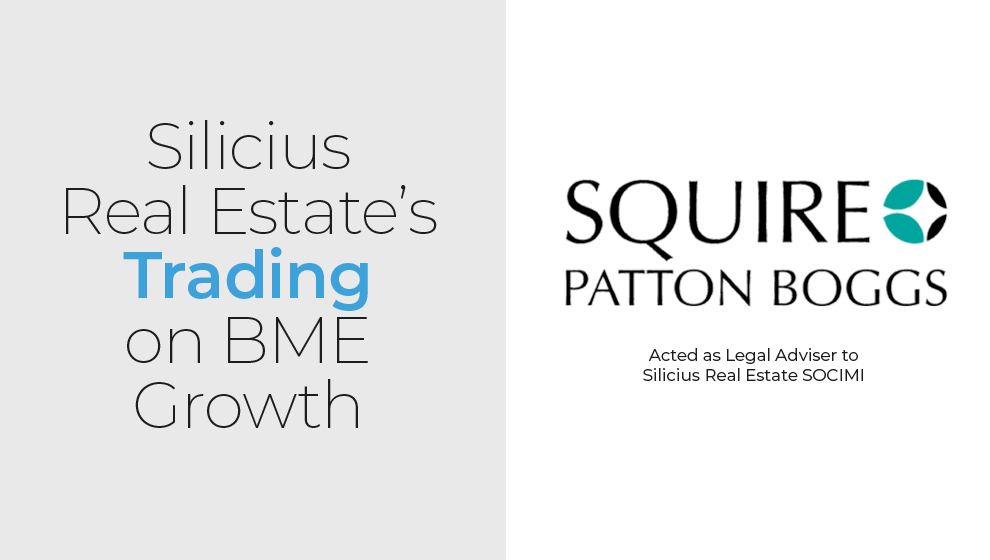 Squire Patton Boggs advised on Silicius's debut