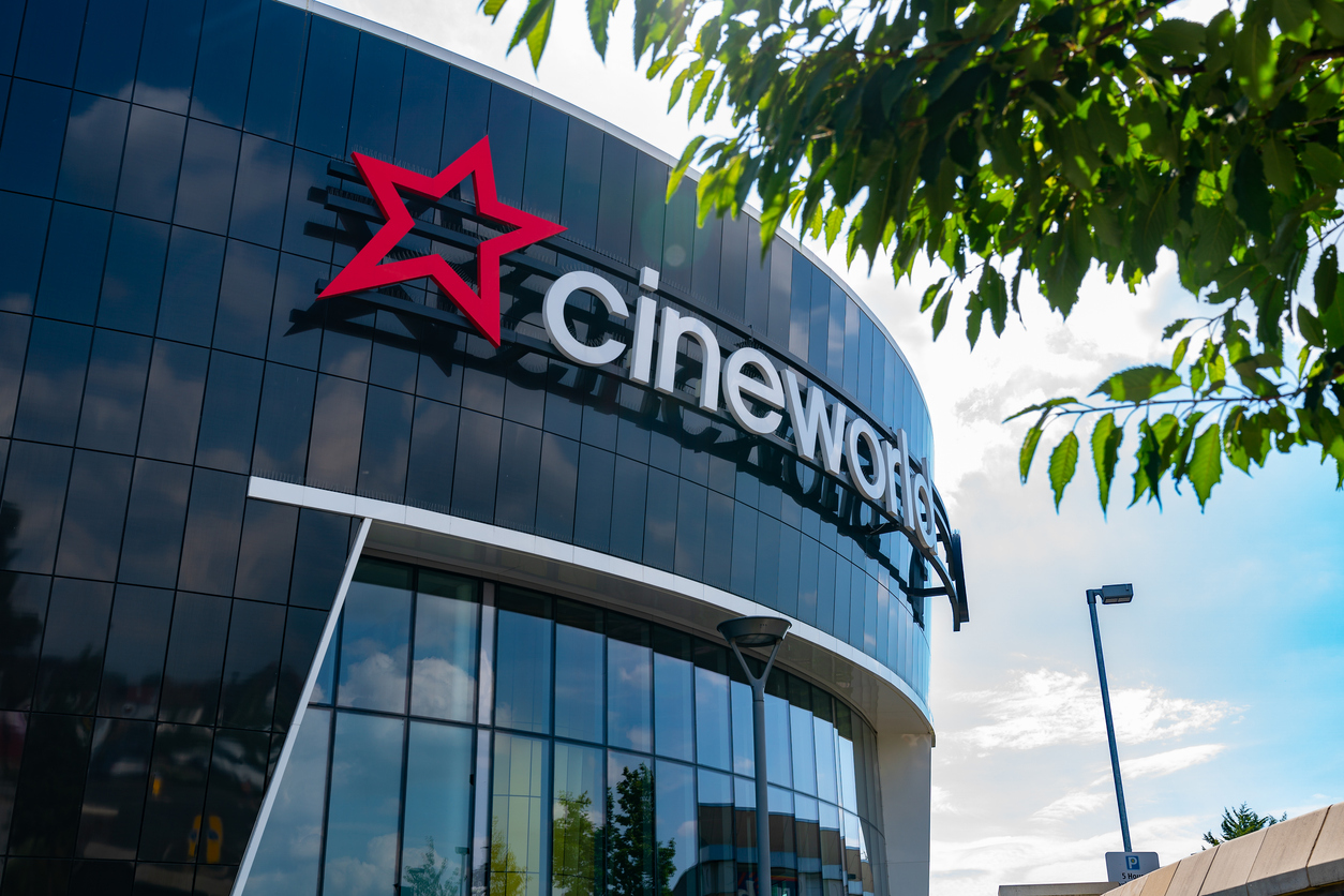 Cineworld cinema, UK.