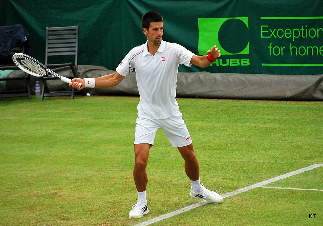 Tennis player Novak Djokovic