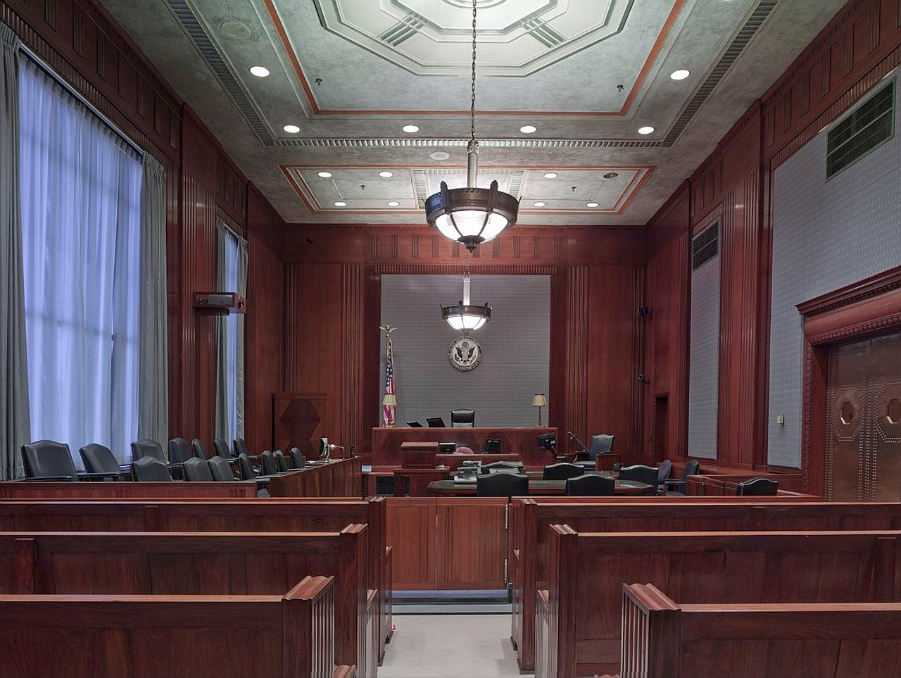 Traditional courtroom