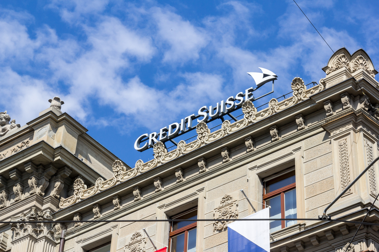 Credit Suisse in the Swiss financial centre of Zurich city