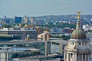 Lady Justice Overlooking London from Top of the Old Bailey