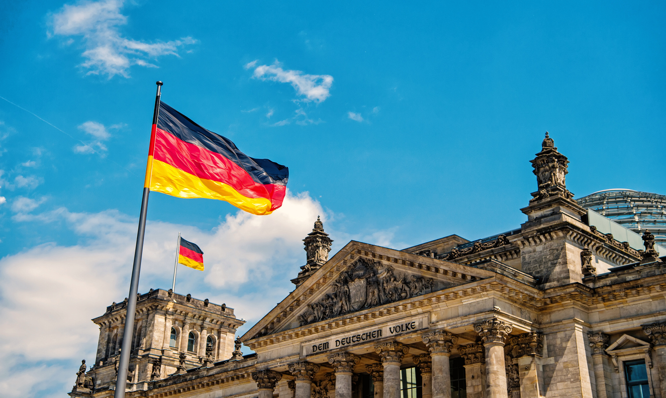 Reichstag building, seat of the German Parliament