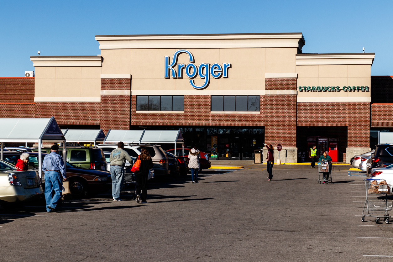 Kroger supermarket, USA.