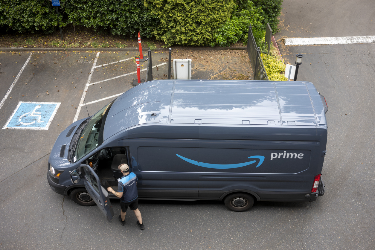 Amazon delivery van