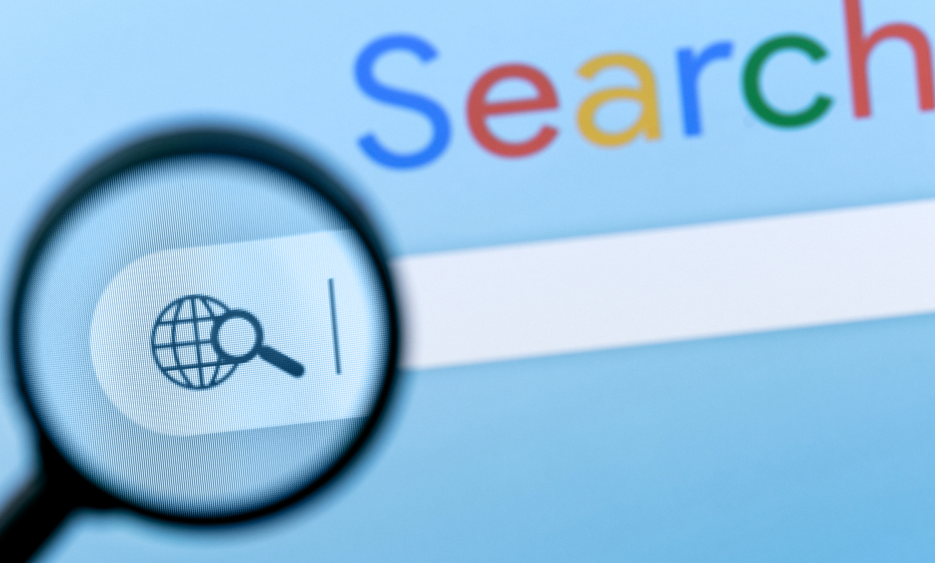 Google search bar; SEO