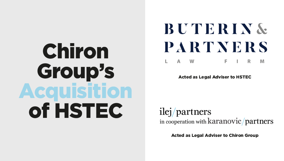 Buterin & Partners advised on the transaction.