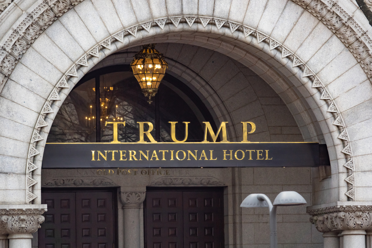 Trump International Hotel lobby entrance