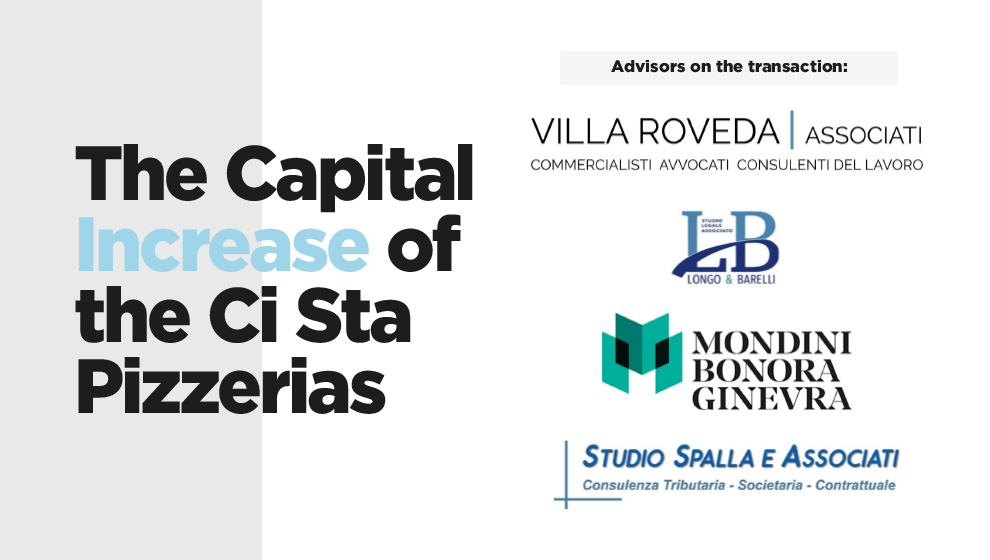 Villa Roveda e Associati advised on the transaction.