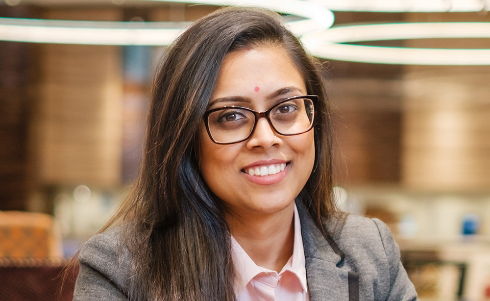 Succession planning specialist Sangeeta Rabadia in her office.