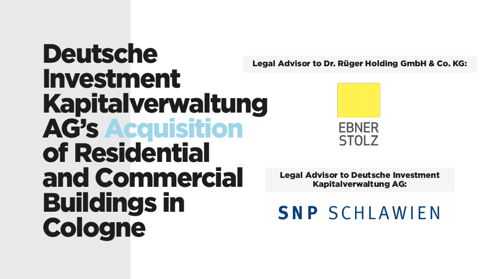 Ebner Stolz advised on the transaction.