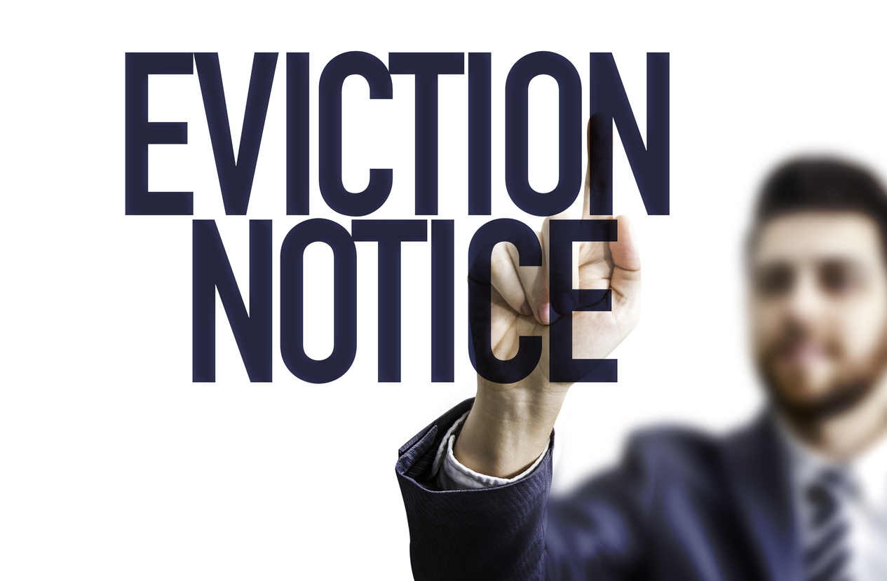 Eviction Notice sign