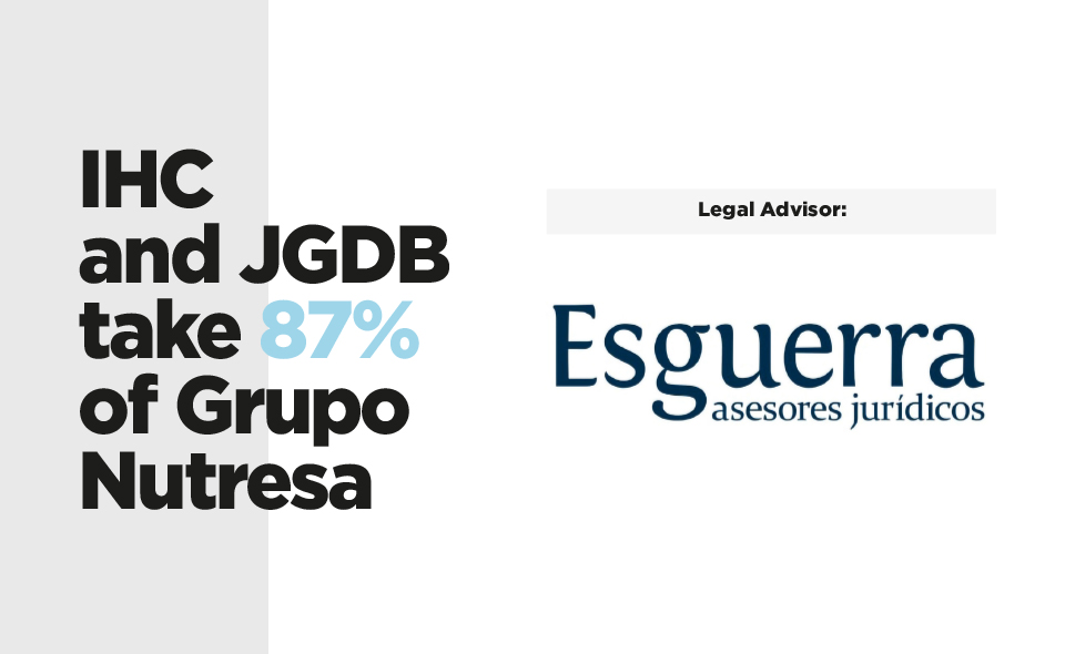 Esguerra Asesores Jurídicos advised on the transaction.