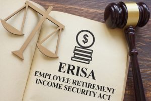 page of the book with title employee retirement income security act erisa