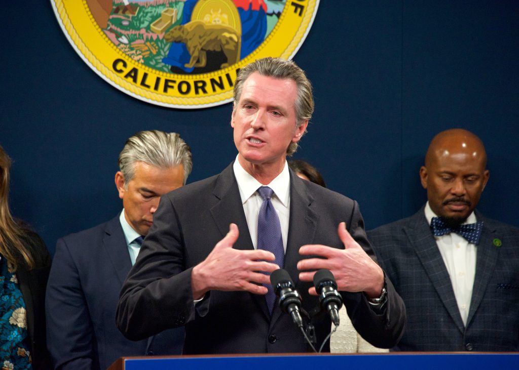 Newsom threatens lawsuit against Norwalk over homeless shelters