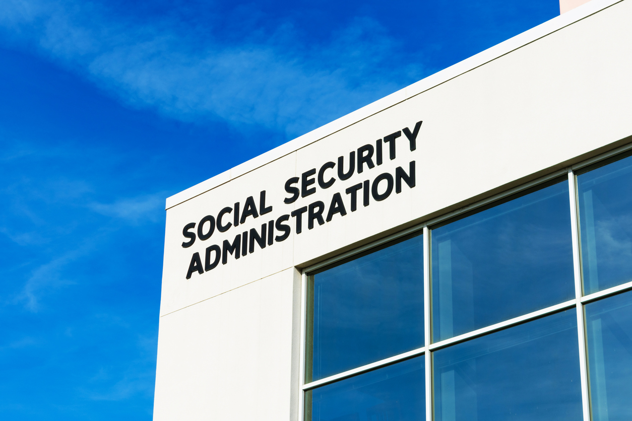 social security administration sign on field office building. ssa is an independent agency of the u.s. federal government that administers social security