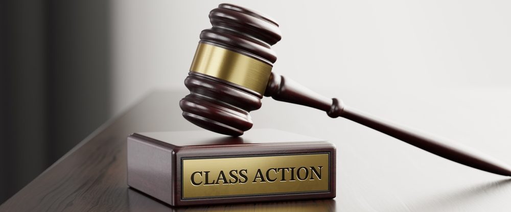 Judge gavel or a hammer - class action