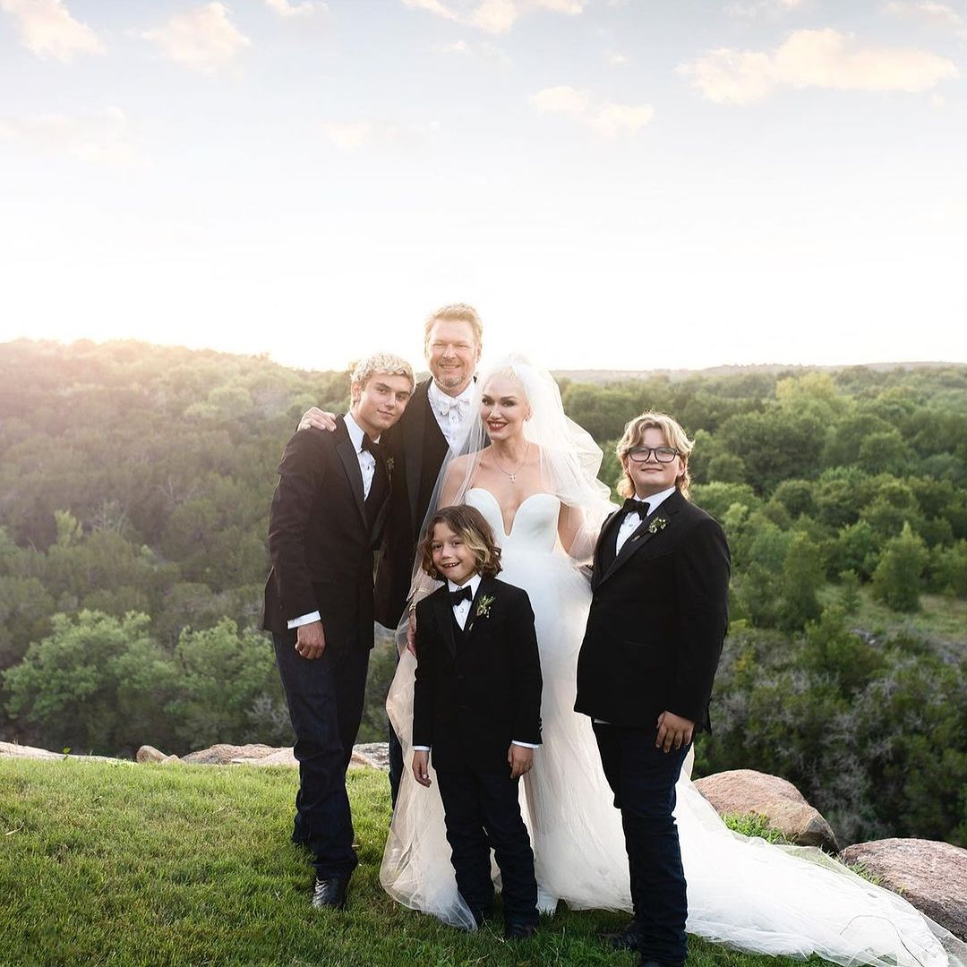 Blake Shelton Gwen Stefani and kids