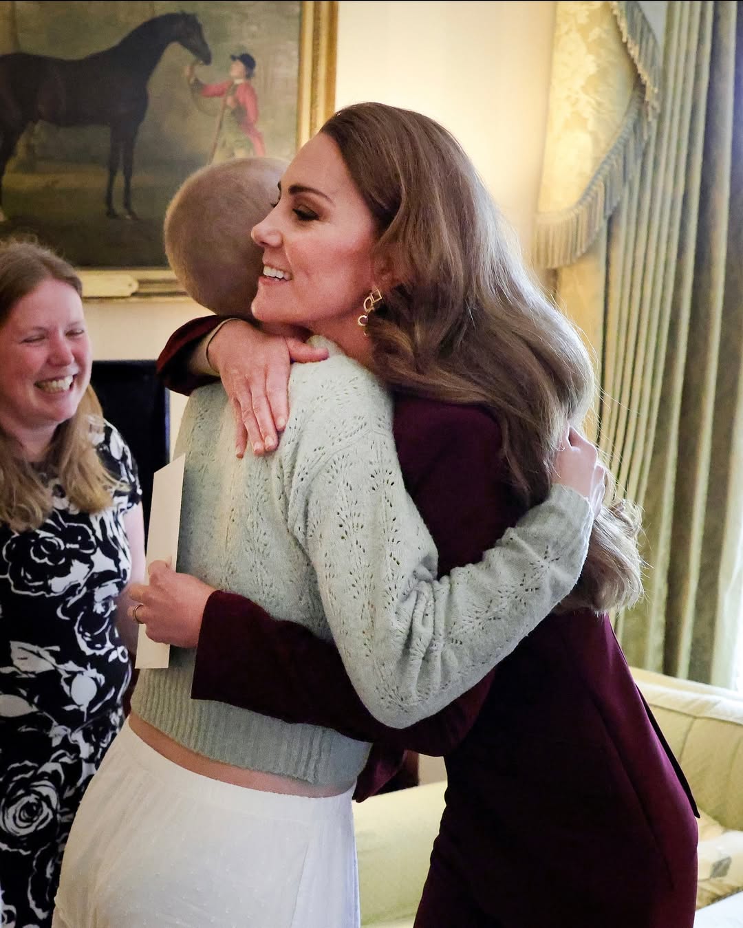 Kate Middleton with Liz Hatton at Windsor Castle on Oc. 2, 2024.