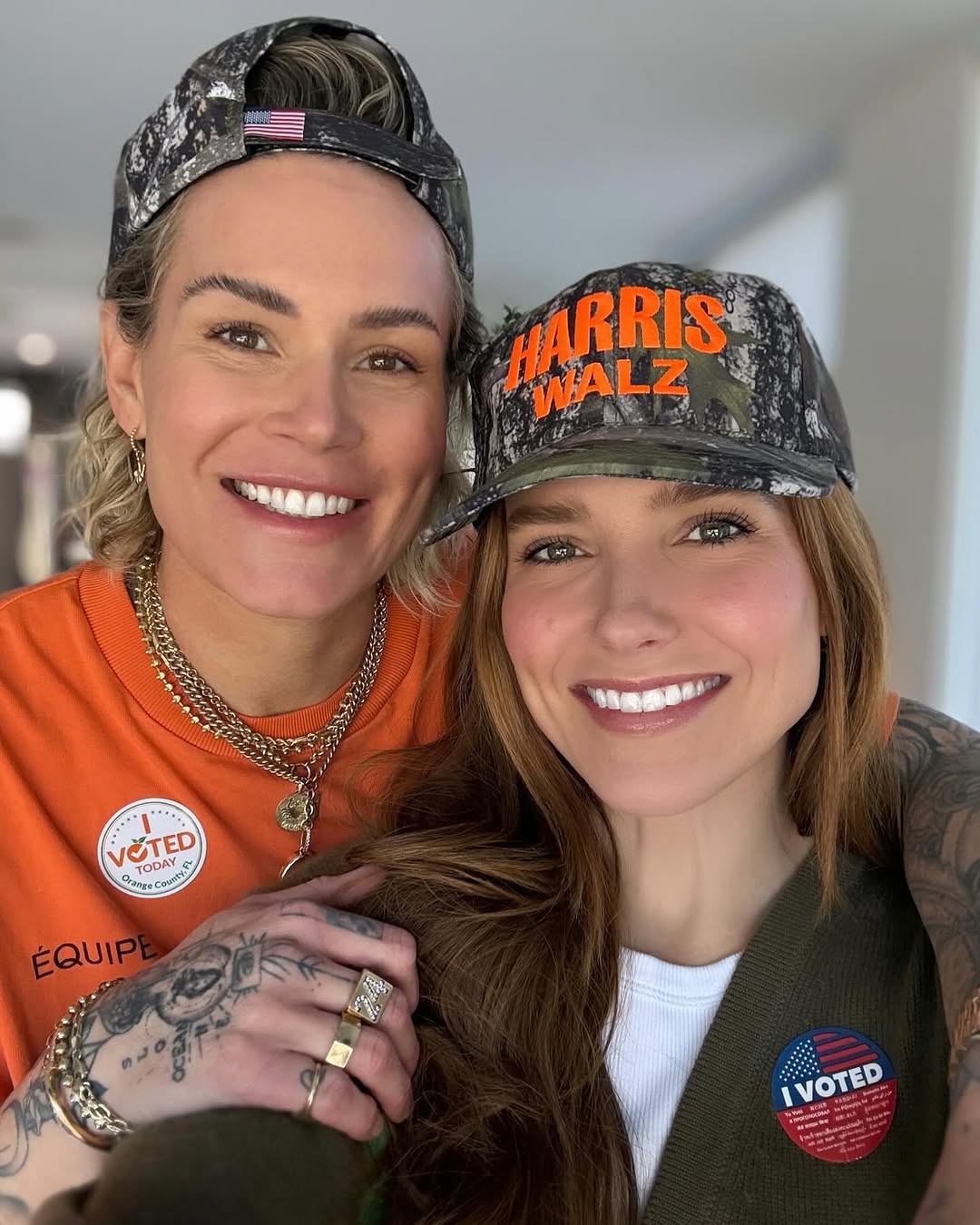 Ashlyn Harris and Sophia Bush