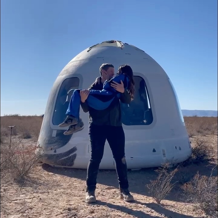 Emily Calandrelli with husband Tom