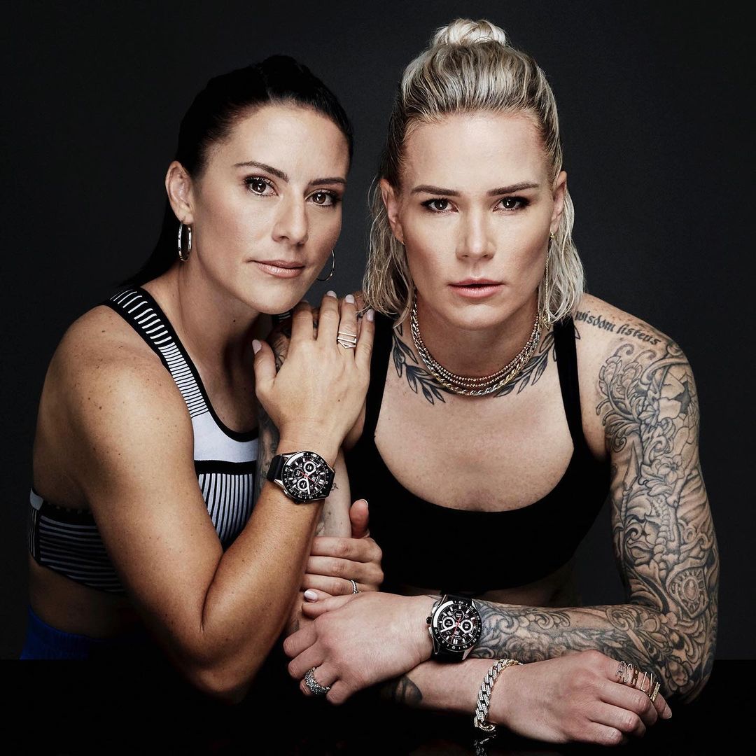 Ali Krieger and Ashlyn Harris