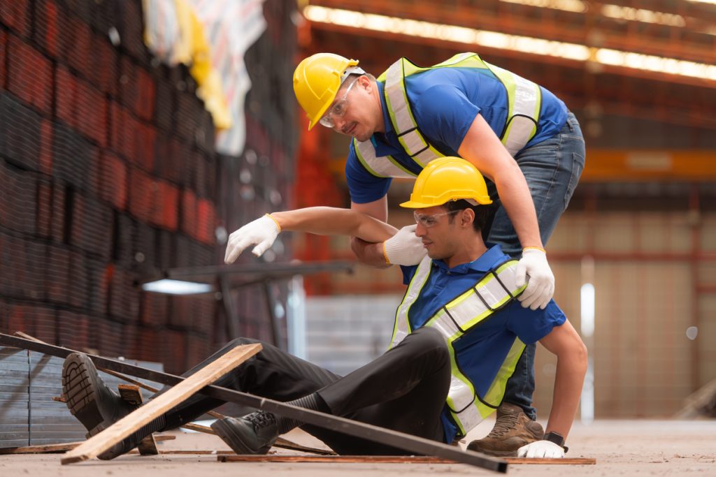 warehouse employee was injured in an accident