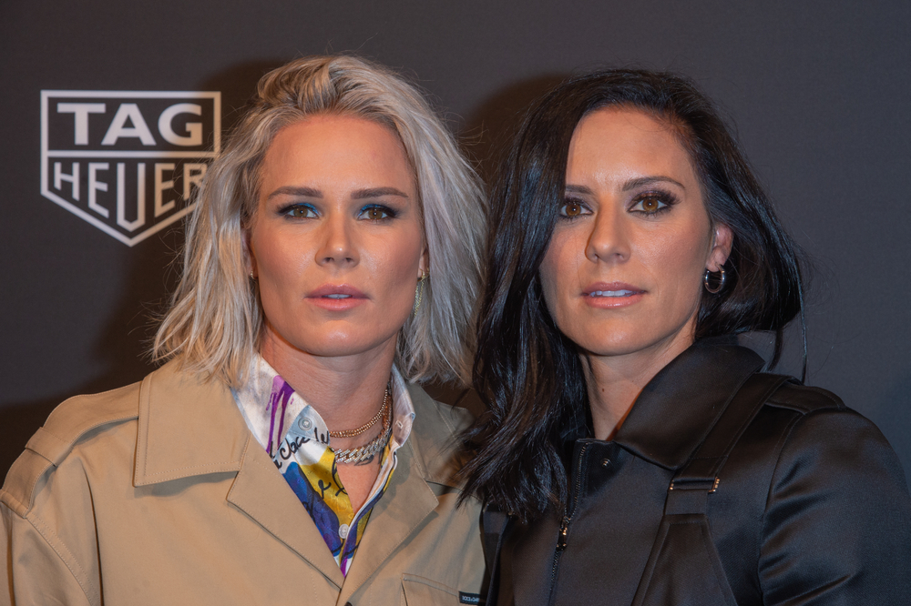 Ashlyn Harris and Ali Krieger