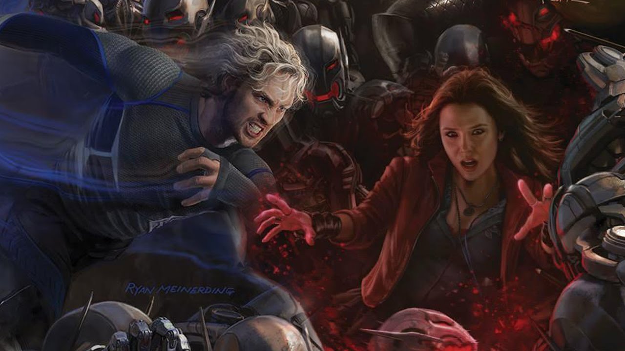 Avengers: Age of Ultron - Aaron Taylor Johnson & Elizabeth Olsen 