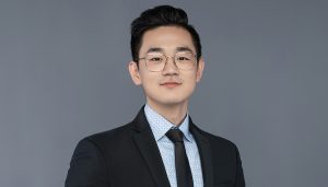 Calvin Tian, Founder of PT Law, corporate style photo