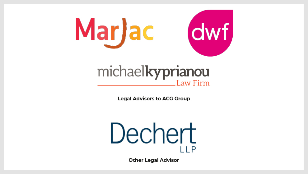 acg group’s note issuance backed by marjac avocats and dwf