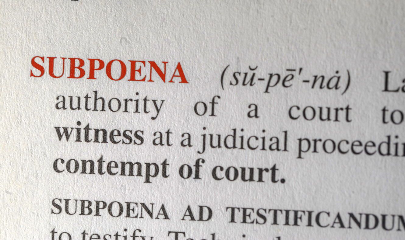 subpoena