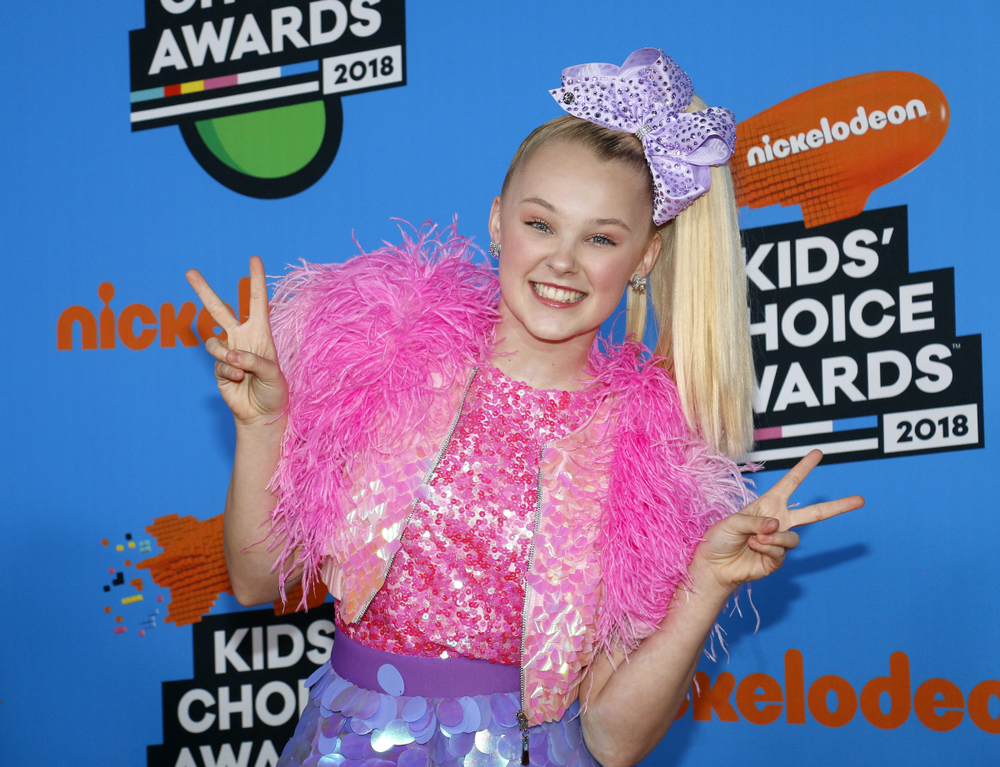 JoJo Siwa at the Nickelodeon's 2018 Kids' Choice Awards held at the Forum in Inglewood, USA on March 24, 2018.